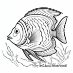 Colorful Tropical Fish Coloring Pages 4