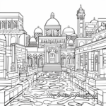 Colorful Venetian Mosaic Coloring Pages 3
