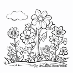 Coloring Made Easy: Flower and Tree Pages 4