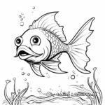 Coloring Pages Featuring Variety of Cod Species 2