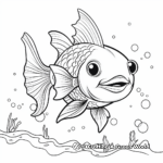 Coloring Pages Featuring Variety of Cod Species 3