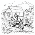 Coloring Pages: Farm Life through the Seasons 2