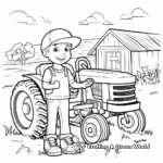 Coloring Pages: Farm Life through the Seasons 4