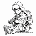 Combat Medic Coloring Pages for Adults 2