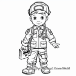 Combat Medic Coloring Pages for Adults 3
