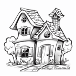 Come to Life Haunted House Coloring Pages 2