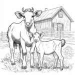 Comforting Farm Animals Coloring Sheets 4