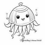 Compass Jellyfish Coloring Sheets 3