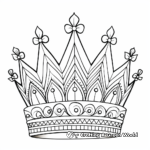 Complex Crown Pattern Coloring Pages 2