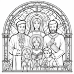 Complex Saint Coloring Pages for Adults 2