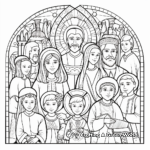 Complex Saint Coloring Pages for Adults 3