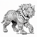Complex Tamable Tiger Coloring Pages 2
