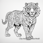 Complex Tamable Tiger Coloring Pages 3