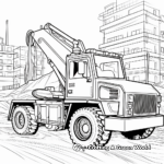 Construction Vehicles Coloring Pages for Children 2