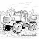 Construction Vehicles Coloring Pages for Children 3