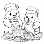 Cooking Wombat Coloring Pages for Little Chefs 2