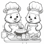 Cooking Wombat Coloring Pages for Little Chefs 3