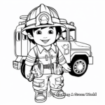 Cool Fire Fighting Equipment Coloring Pages 2