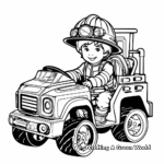 Cool Fire Fighting Equipment Coloring Pages 4