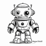 Cool Robot Coloring Pages for Beginners 3