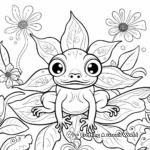 Coqui Coloring Pages Featuring Puerto Rican Flora and Fauna 1
