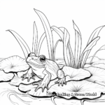 Coqui Coloring Pages Featuring Puerto Rican Flora and Fauna 4