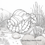 Coral Reef Hermit Crab Coloring Pages 4