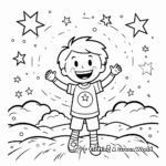 Cosmic-Themed Universe Is In Your Favor Positive Affirmation Coloring Pages 2