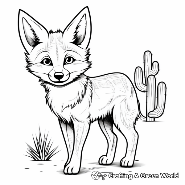 Coyote Coloring Pages - Free &amp; Printable!
