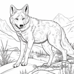 Coyote Hunting Coloring Pages 3