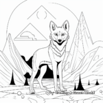 Coyote Hunting Coloring Pages 4