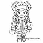 Cozy Winter Clothes Coloring Pages 3