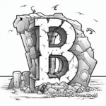 Crack-the-Code Letter 'B' Coloring Pages 4