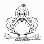 Craft Your Thanks with Turkey and Colors Coloring Sheets 1