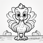 Craft Your Thanks with Turkey and Colors Coloring Sheets 3