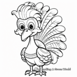 Craft Your Thanks with Turkey and Colors Coloring Sheets 4