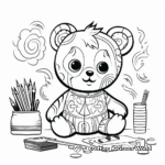 Crafting Animal Coloring Pages 3