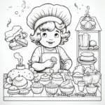 Crafting Food-Themed Coloring Pages 2
