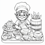 Crafting Food-Themed Coloring Pages 4