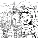 Create Your Own Scene with Our Passion Week Coloring Pages 1