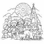 Create Your Own Scene with Our Passion Week Coloring Pages 2