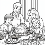 Create Your Own Thanksgiving Feast Coloring Pages 2