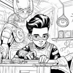 Creating Comics-inspired Coloring Pages 1