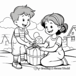 Creating Happiness by Helping Others Coloring Pages 1