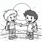 Creating Happiness by Helping Others Coloring Pages 3