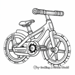Creative Abstract Bike Coloring Pages 1