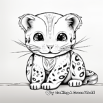 Creative Abstract Leopard Gecko Coloring Pages 4