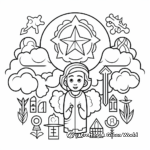 Creative Biblical Symbol Coloring Pages 1
