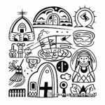 Creative Biblical Symbol Coloring Pages 3