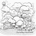Creative Cirrus Cloud Coloring Pages 1